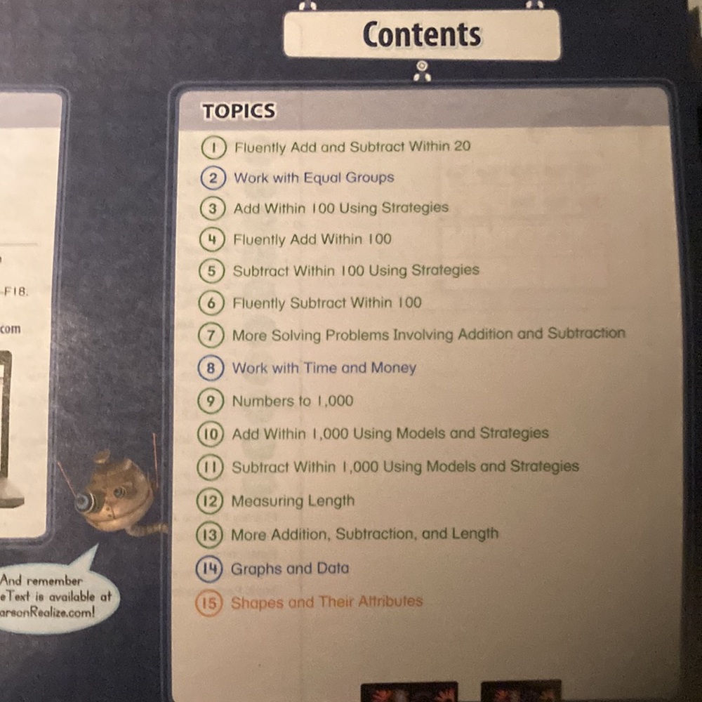 Envisionmath 2.0 vol. 1 - Picture 2 of 3